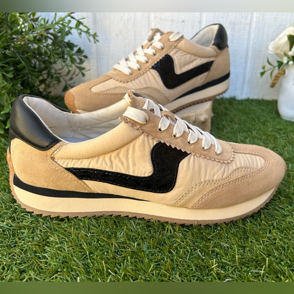 Dolce Vita B.Ntcd Tan Multi Leather Nylo Sneakers women size 9 New - Picture 9 of 17